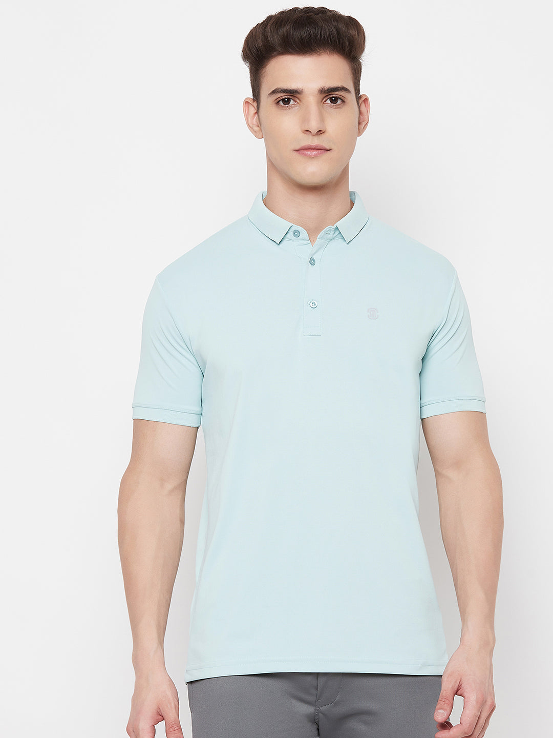 Mozafia Polo Neck Sports Tshirts For Men
