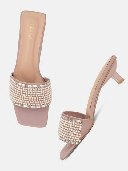 MOZAFIA Heels Sandals for Women