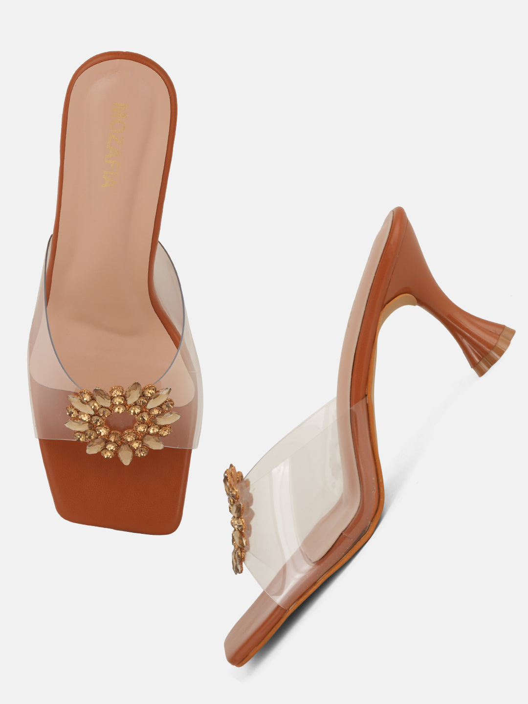 MOZAFIA Heels Sandals for Women