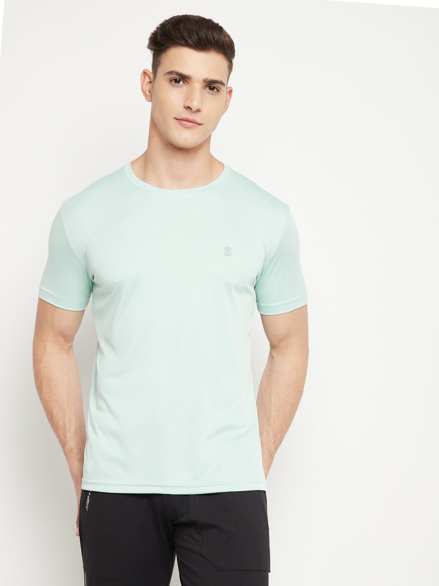 Mozafia Round Neck Sports Tshirts For Men