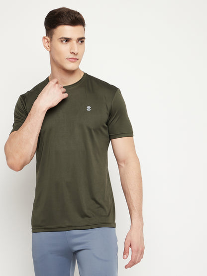 Mozafia Round Neck Sports Tshirts For Men