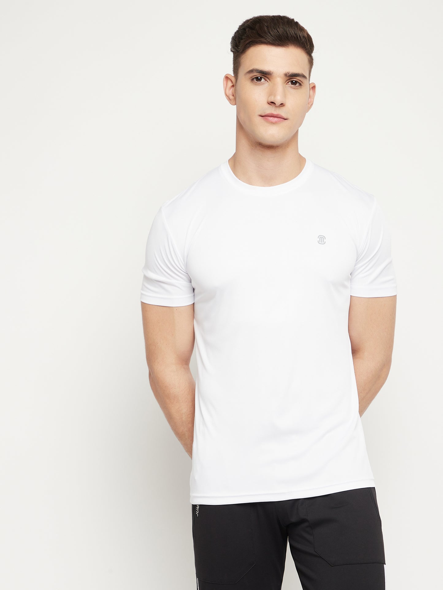 Mozafia Round Neck Sports Tshirts For Men