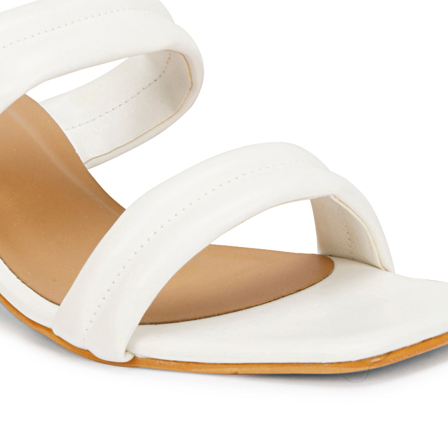 Mozafia Square Toe Strappy -5 Women Heel