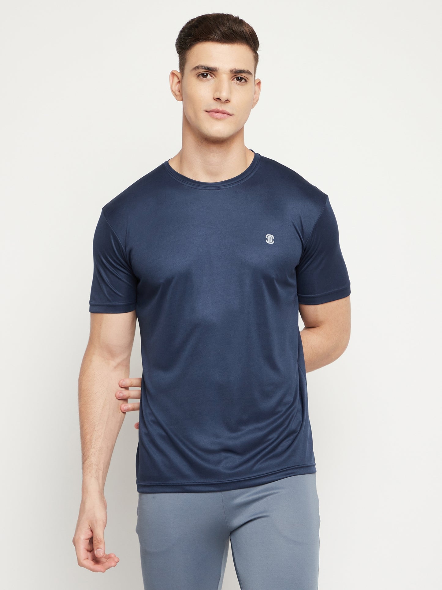 Mozafia Round Neck Sports Tshirts For Men