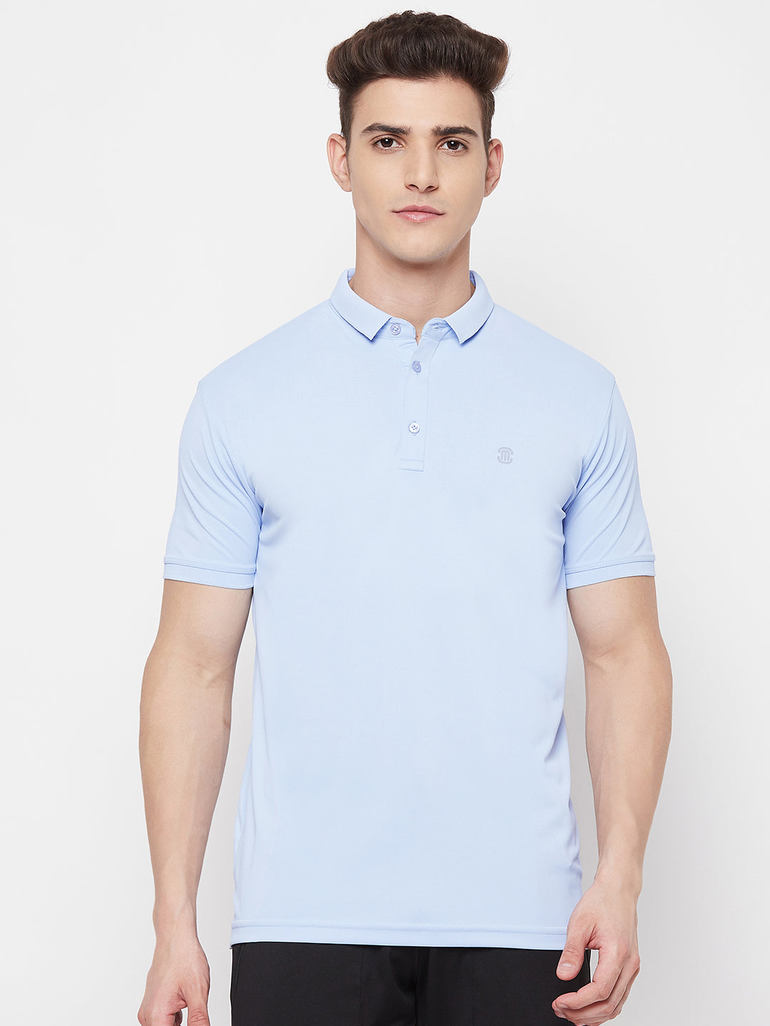 Mozafia Polo Neck Sports Tshirts For Men