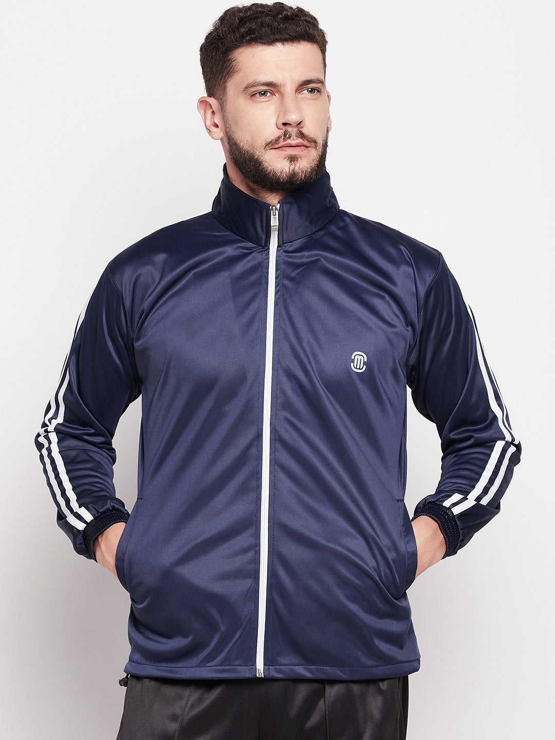 Mozafia Poyster Regular Fit Mens Sports Jacket