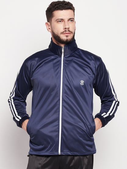 Mozafia Poyster Regular Fit Mens Sports Jacket