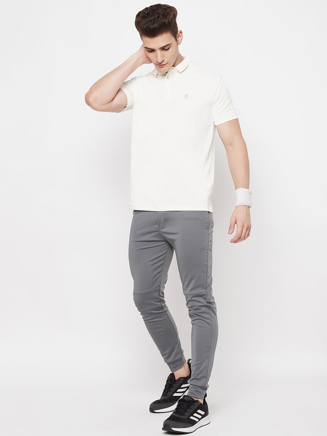 Mozafia Polo Neck Sports Tshirts For Men