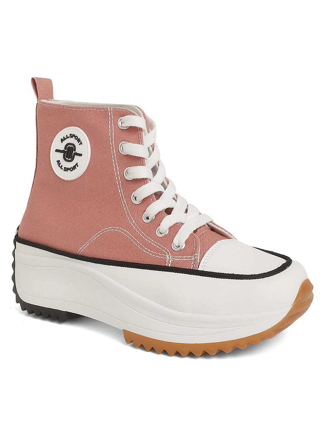 Mozafia Canvas Hike Platform Women Casual Shoe