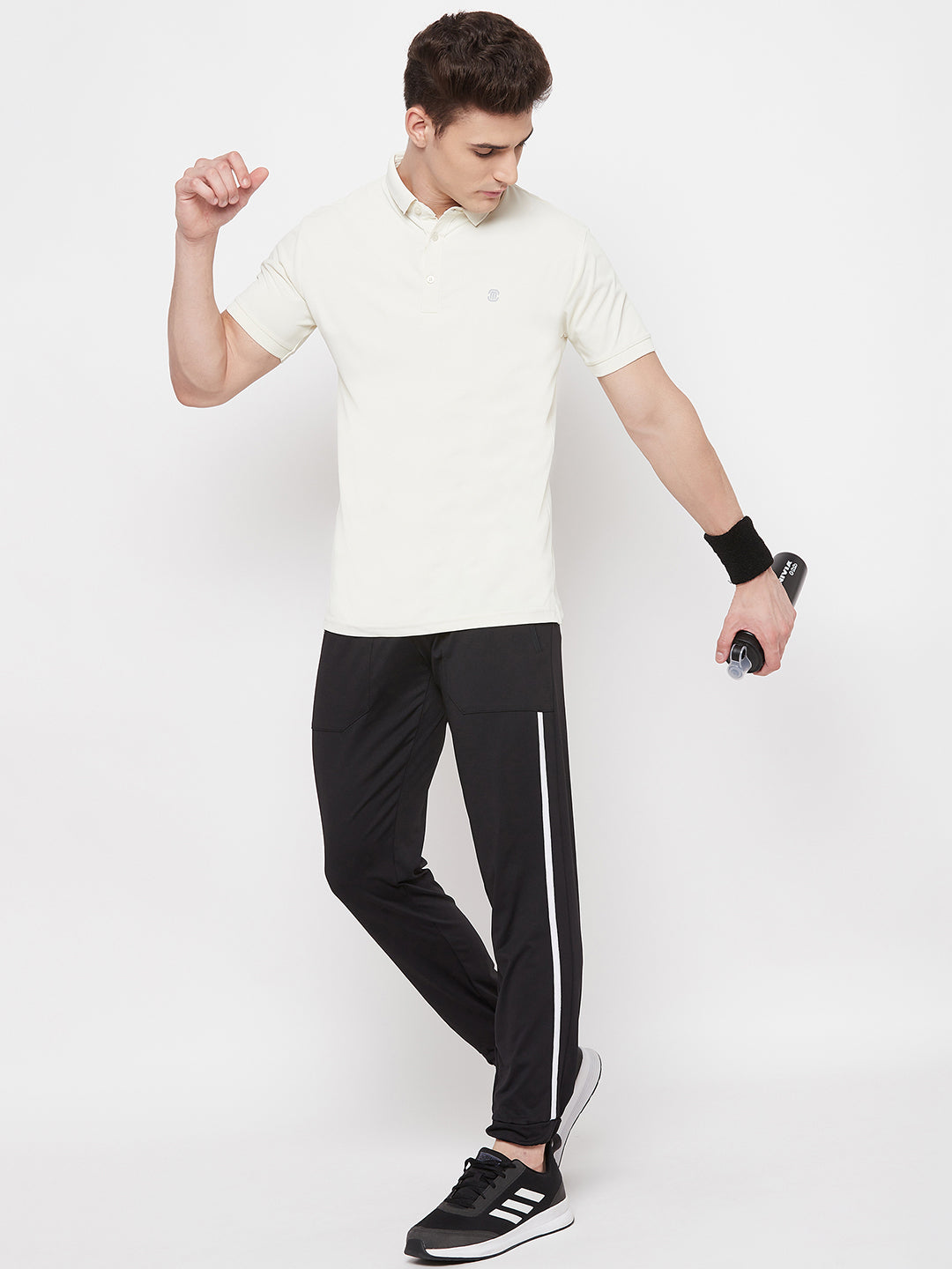 Mozafia Polo Neck Sports Tshirts For Men