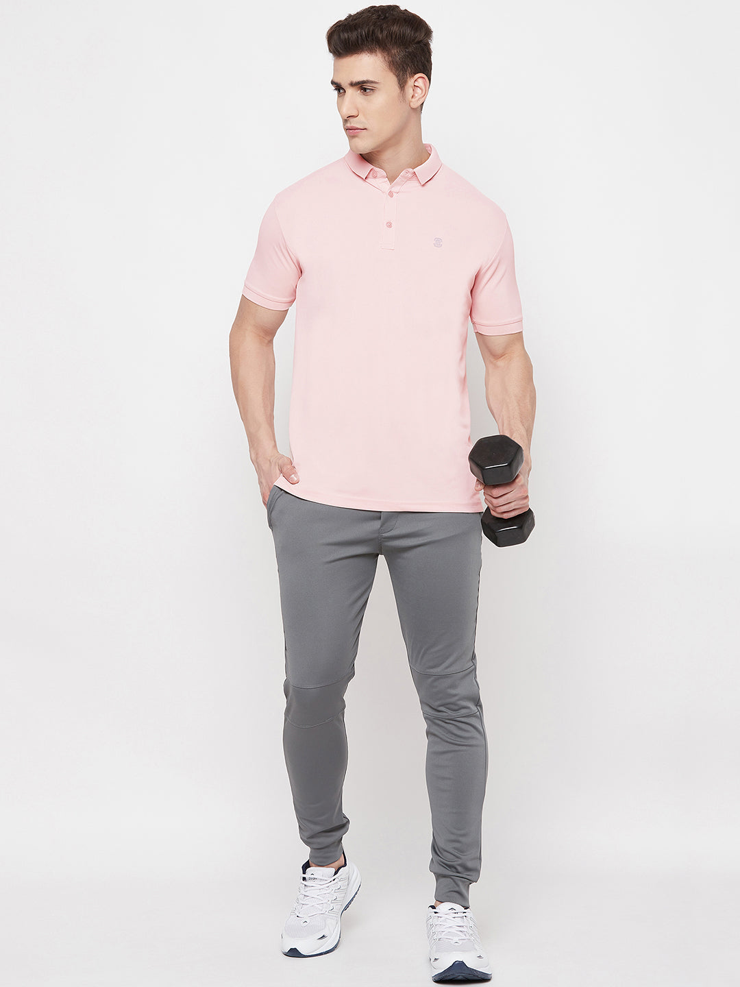 Mozafia Polo Neck Sports Tshirts For Men