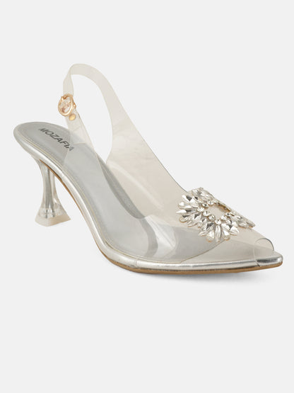 MOZAFIA Heels Sandals for Women