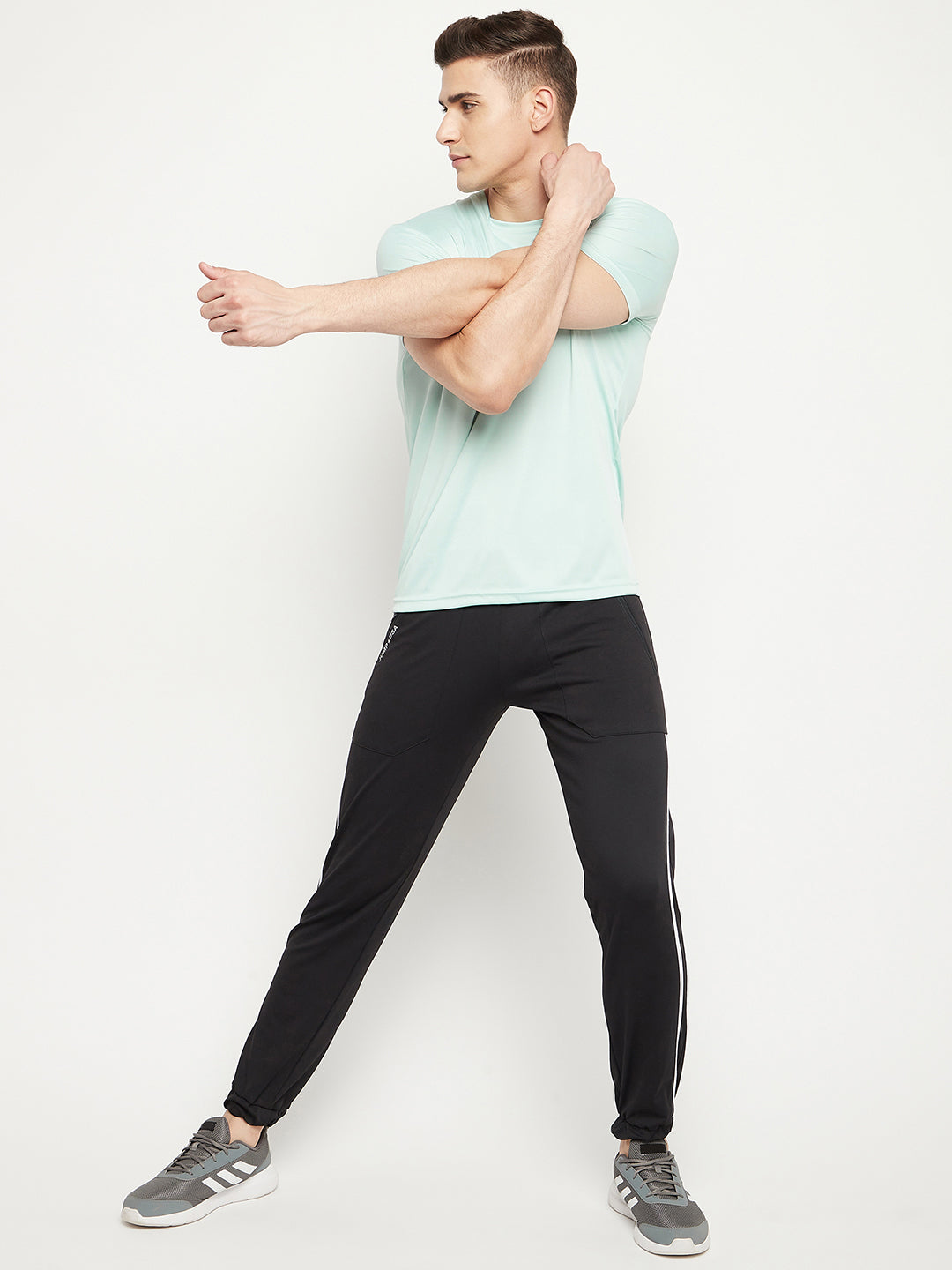 Mozafia Round Neck Sports Tshirts For Men