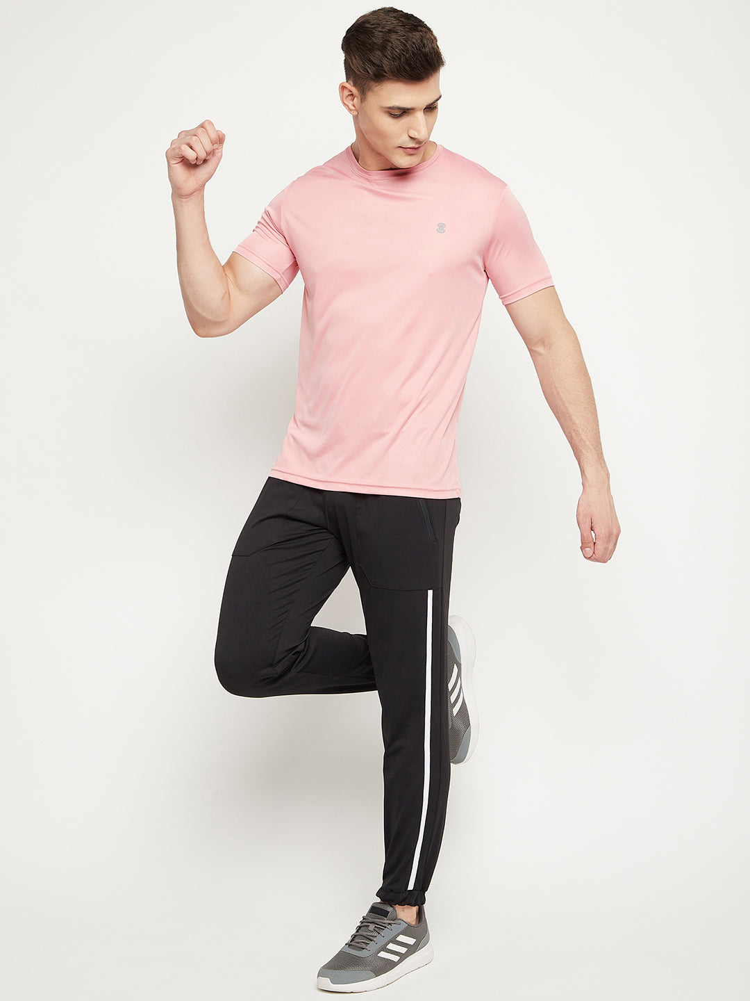 Mozafia Round Neck Sports Tshirts For Men