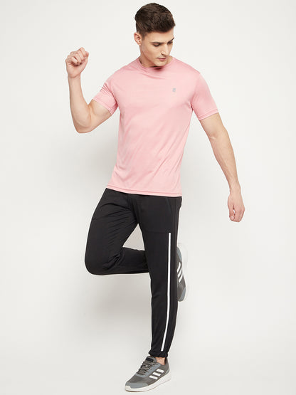 Mozafia Round Neck Sports Tshirts For Men
