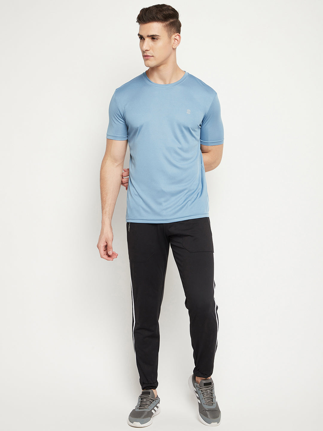 Mozafia Round Neck Sports Tshirts For Men