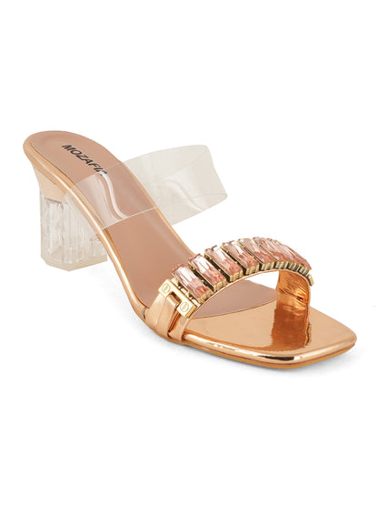 MOZAFIA Heels Sandals for Women