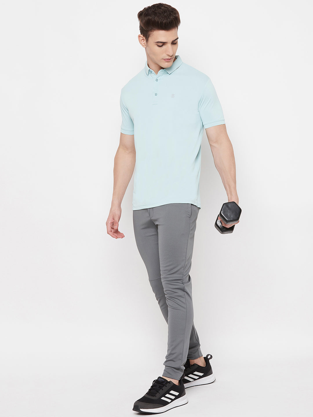 Mozafia Polo Neck Sports Tshirts For Men