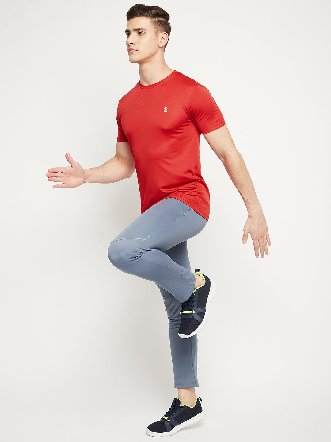 Mozafia Round Neck Sports Tshirts For Men