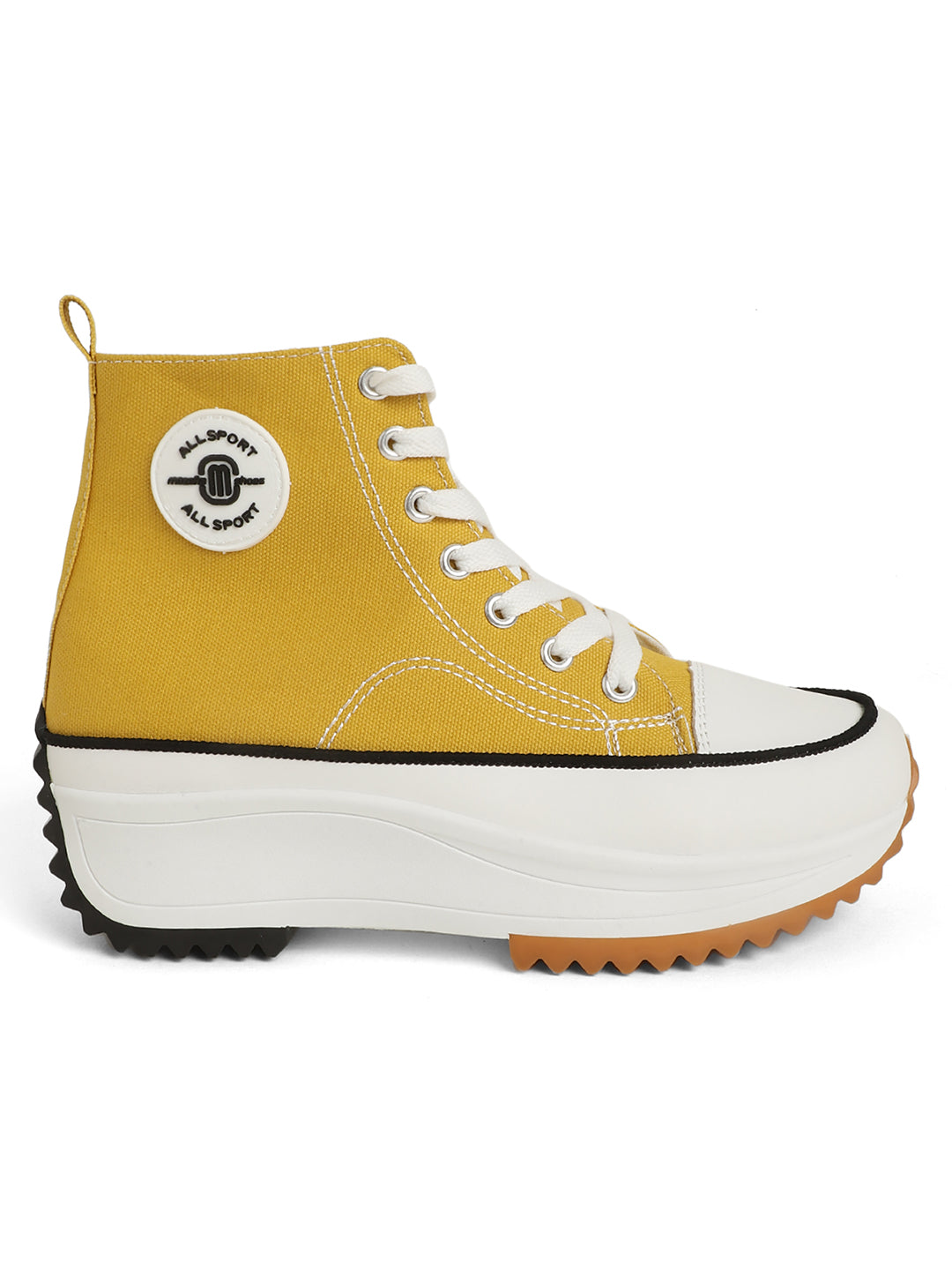 Mozafia Canvas Hike Platform Women Casual Shoe