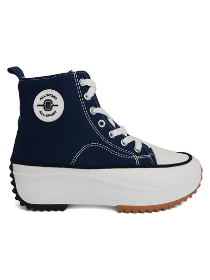 Mozafia Canvas Hike Platform Women Casual Shoe