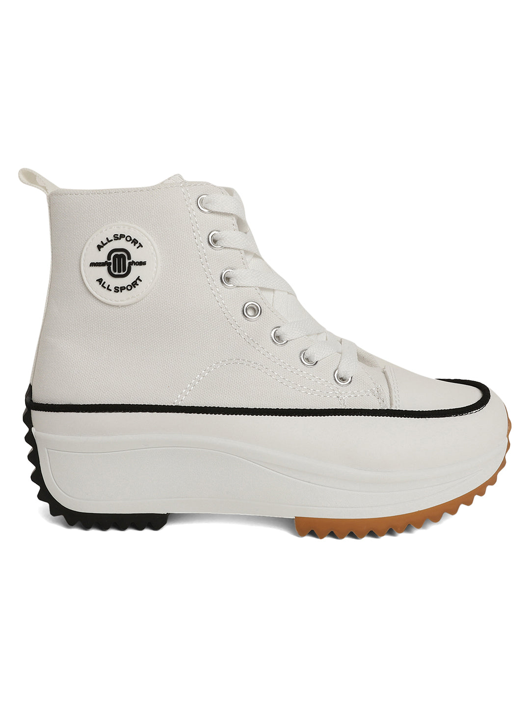Mozafia Canvas Hike Platform Women Casual Shoe