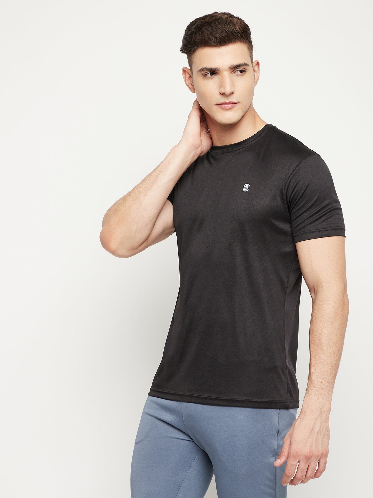 Mozafia Round Neck Sports Tshirts For Men