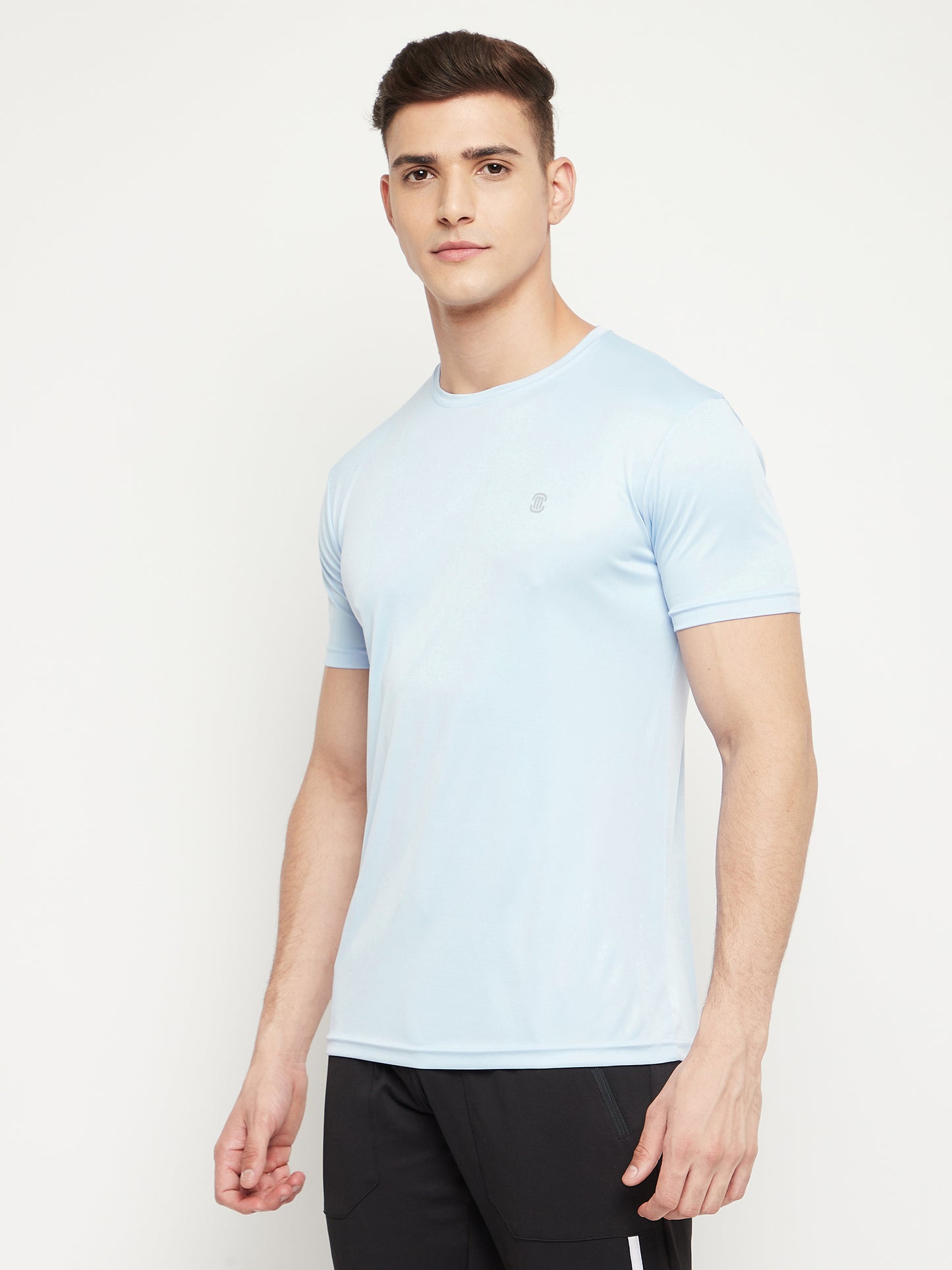 Mozafia Round Neck Sports Tshirts For Men