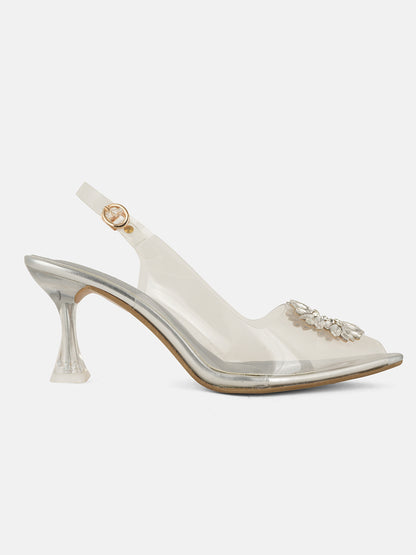 MOZAFIA Heels Sandals for Women