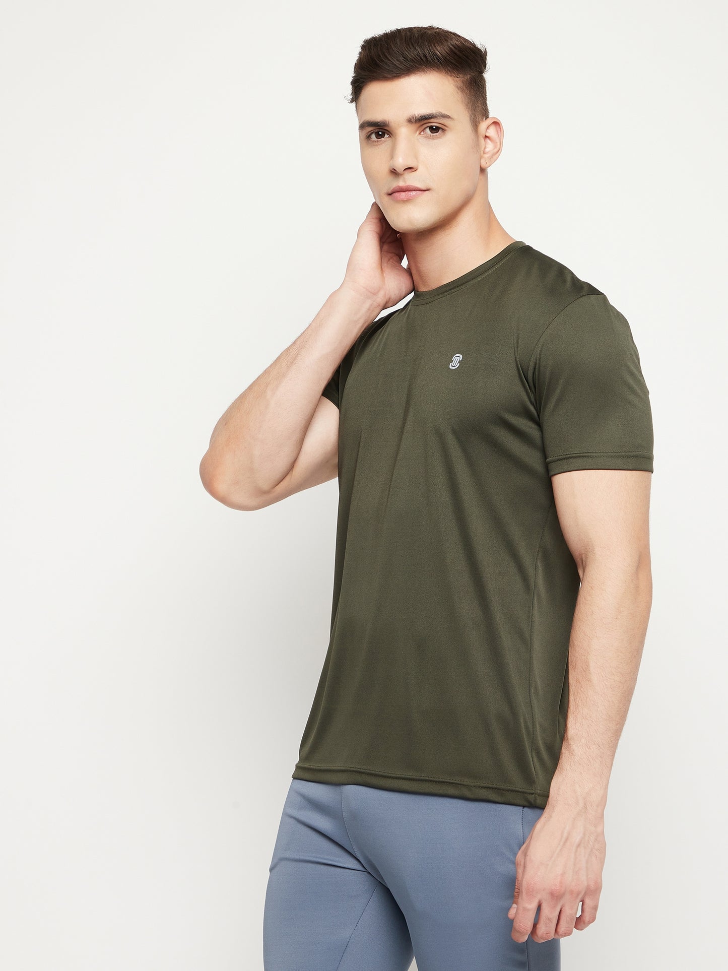 Mozafia Round Neck Sports Tshirts For Men