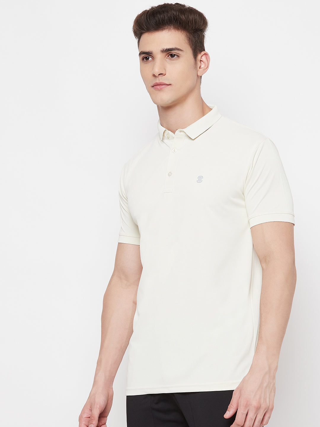 Mozafia Polo Neck Sports Tshirts For Men