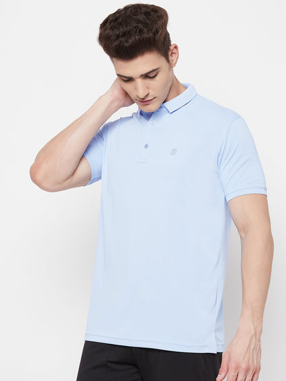 Mozafia Polo Neck Sports Tshirts For Men