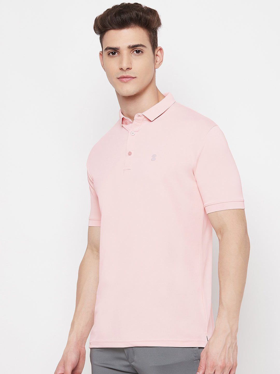 Mozafia Polo Neck Sports Tshirts For Men