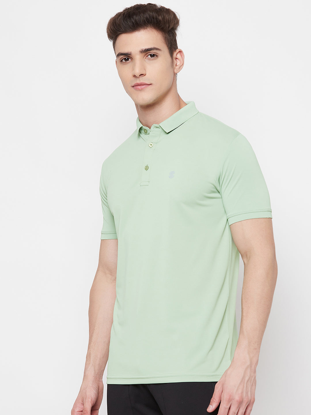 Mozafia Polo Neck Sports Tshirts For Men
