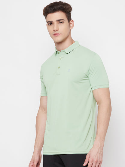 Mozafia Polo Neck Sports Tshirts For Men
