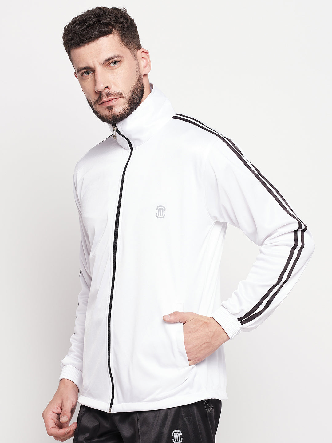 Mozafia Poyster Regular Fit Mens Sports Jacket