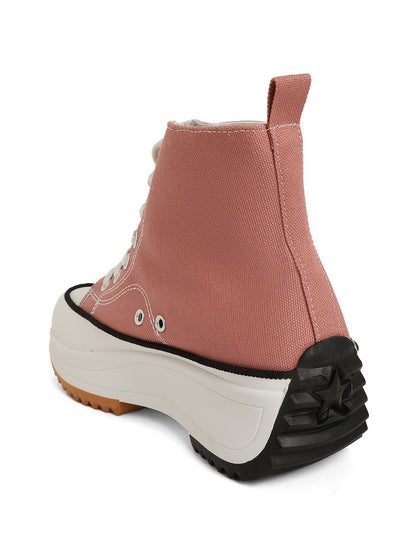 Mozafia Canvas Hike Platform Women Casual Shoe