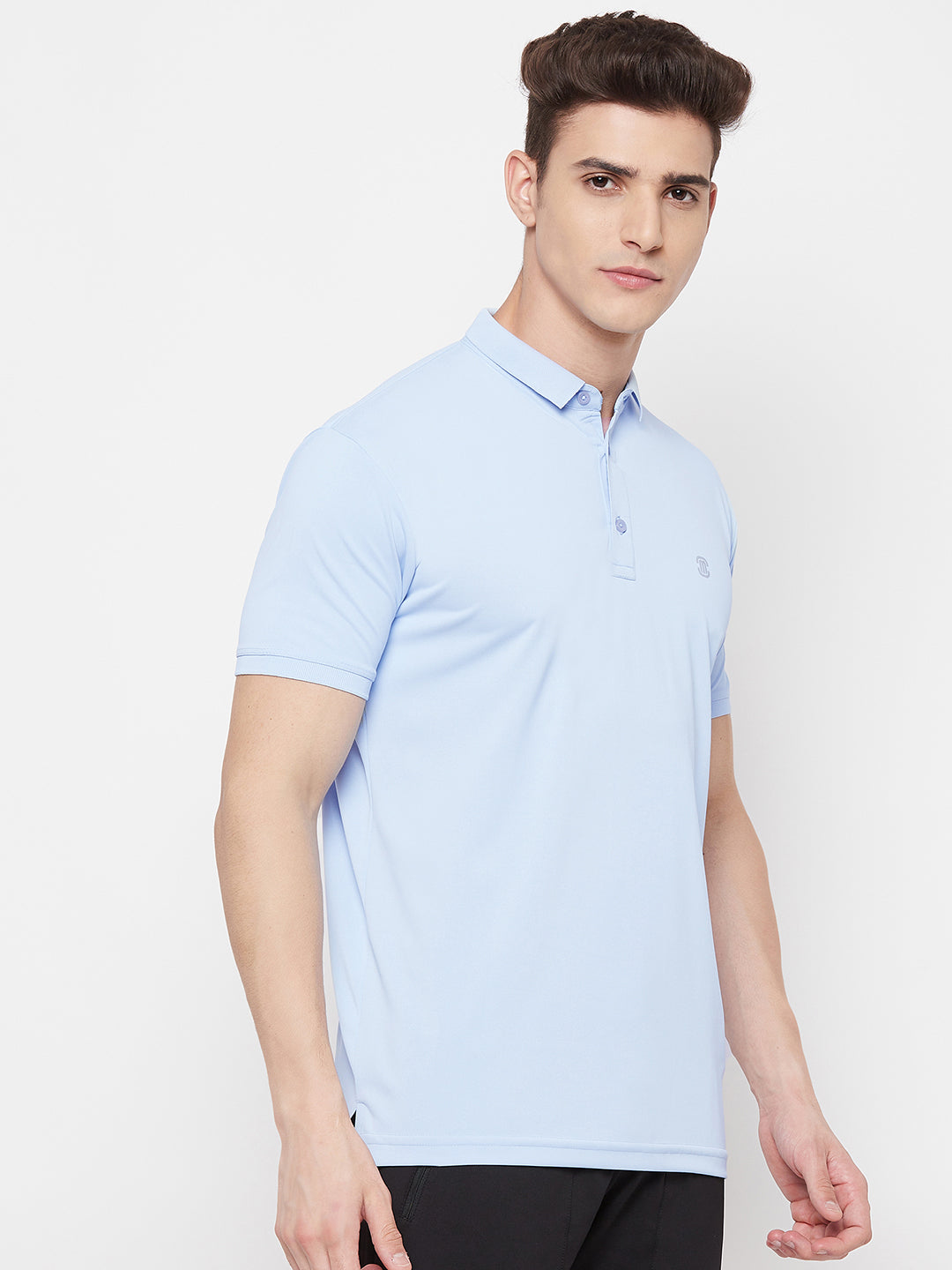Mozafia Polo Neck Sports Tshirts For Men