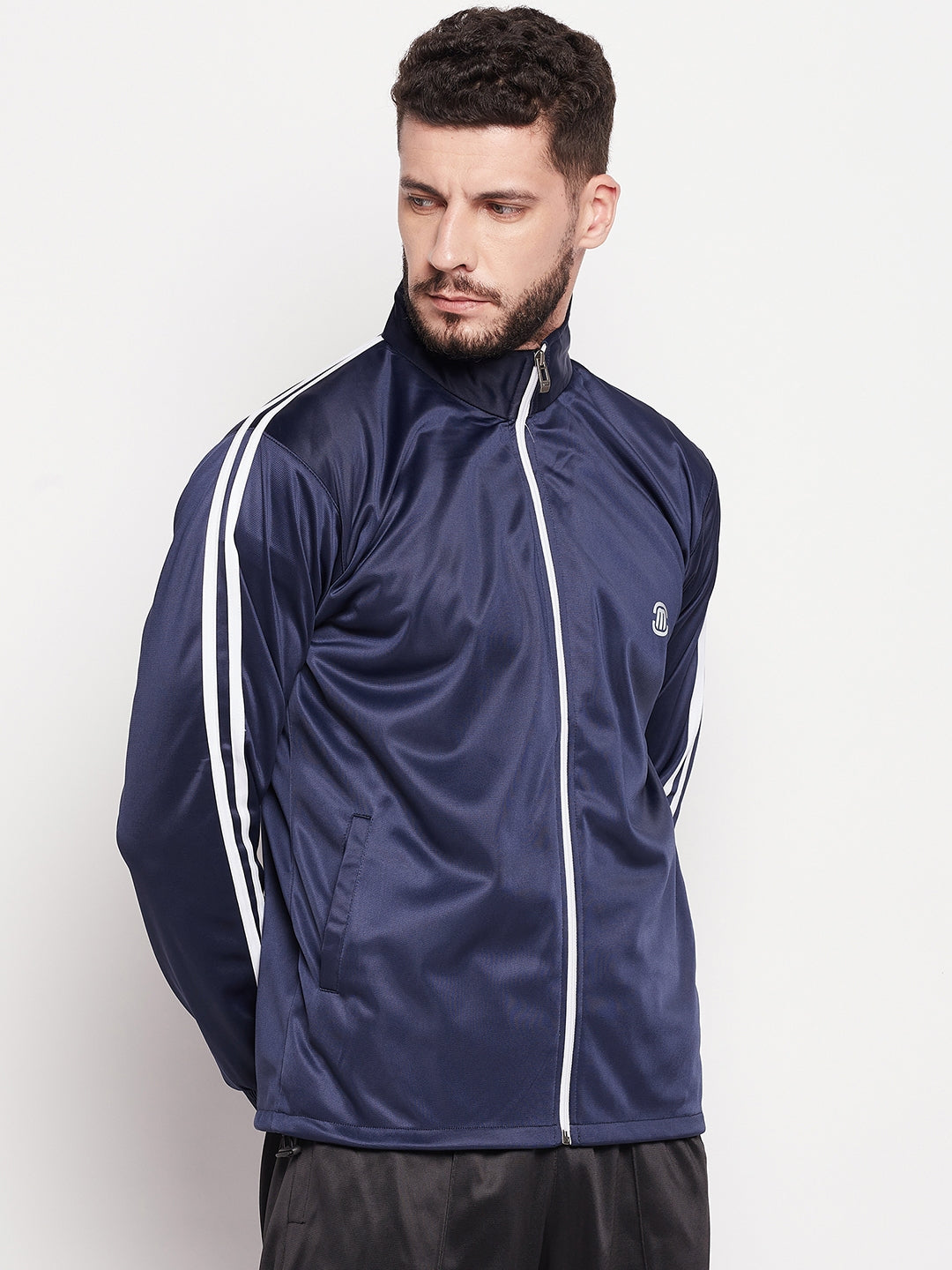 Mozafia Poyster Regular Fit Mens Sports Jacket