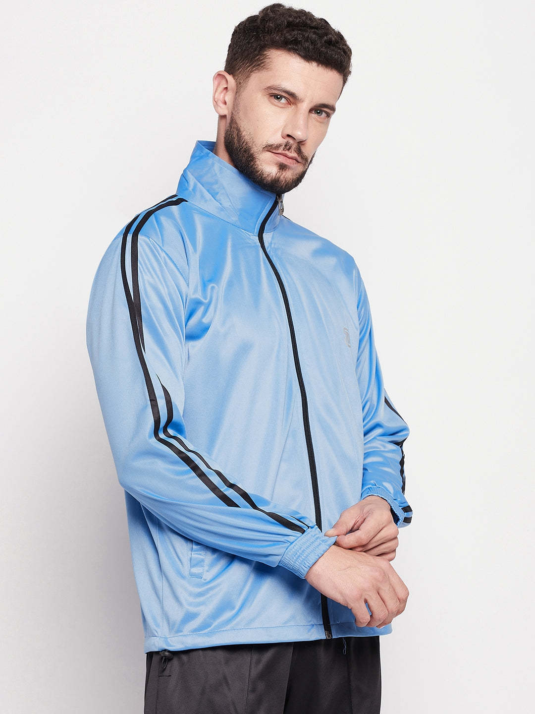 Mozafia Poyster Regular Fit Mens Sports Jacket