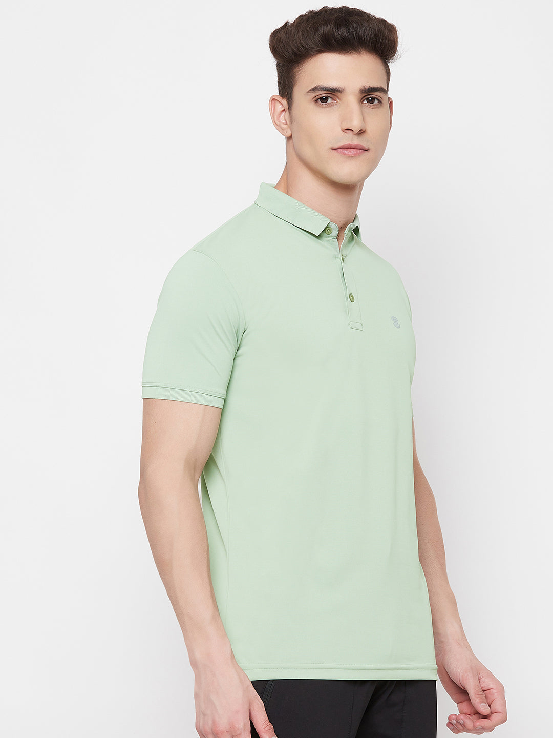 Mozafia Polo Neck Sports Tshirts For Men