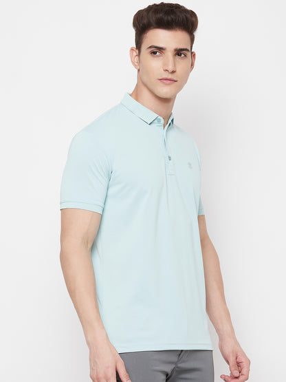 Mozafia Polo Neck Sports Tshirts For Men