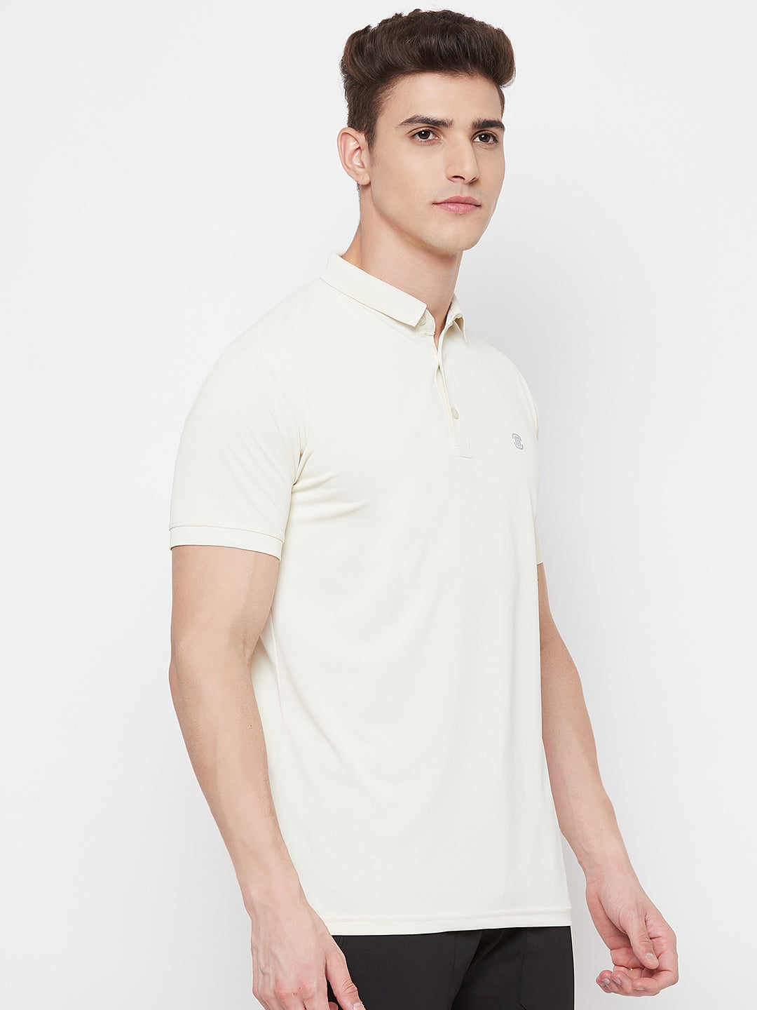 Mozafia Polo Neck Sports Tshirts For Men