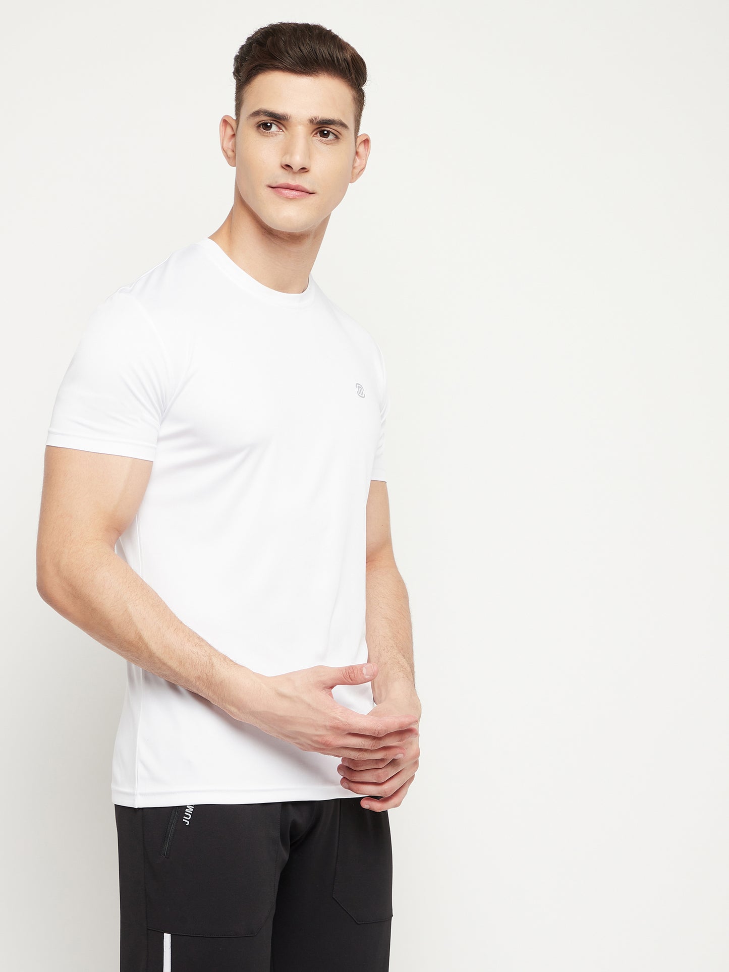 Mozafia Round Neck Sports Tshirts For Men