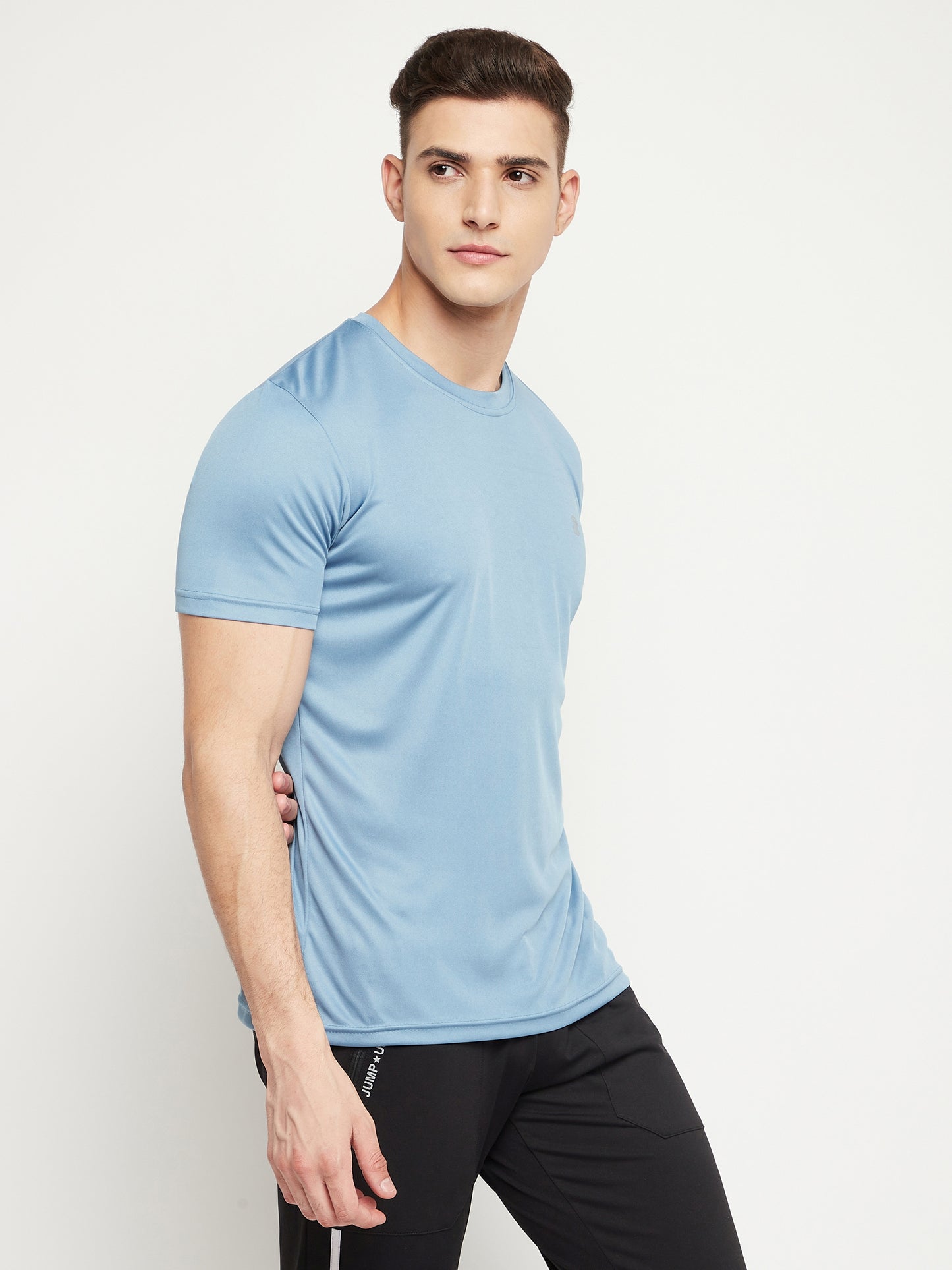 Mozafia Round Neck Sports Tshirts For Men