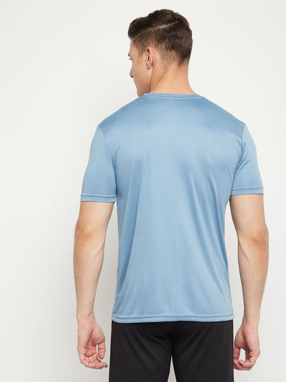 Mozafia Round Neck Sports Tshirts For Men
