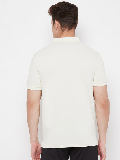 Mozafia Polo Neck Sports Tshirts For Men