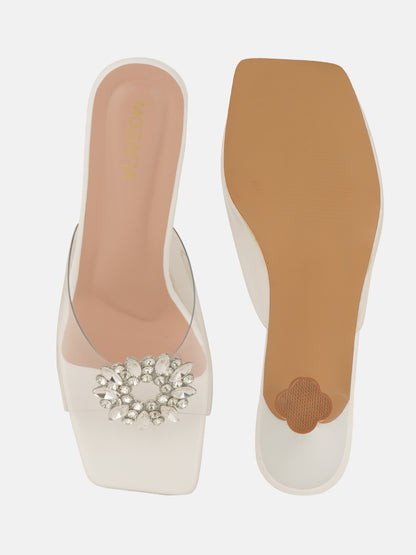 MOZAFIA Heels Sandals for Women
