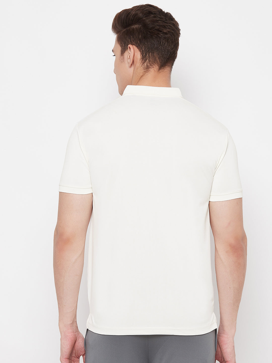 Mozafia Polo Neck Sports Tshirts For Men