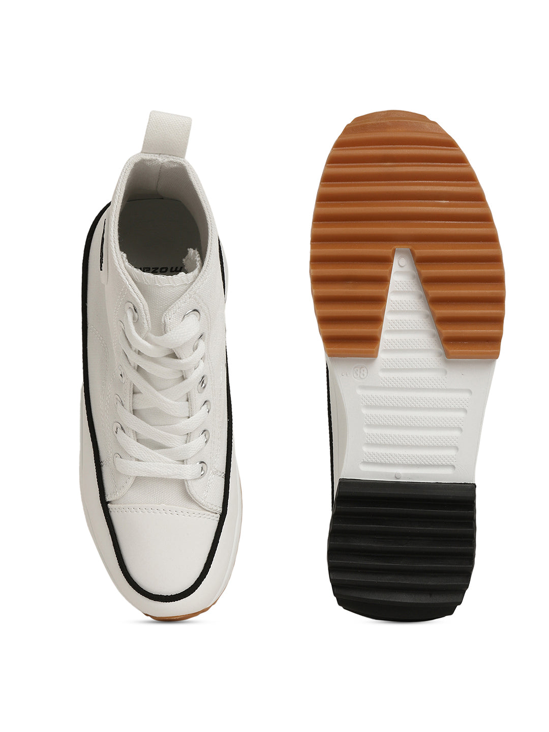 Mozafia Canvas Hike Platform Women Casual Shoe
